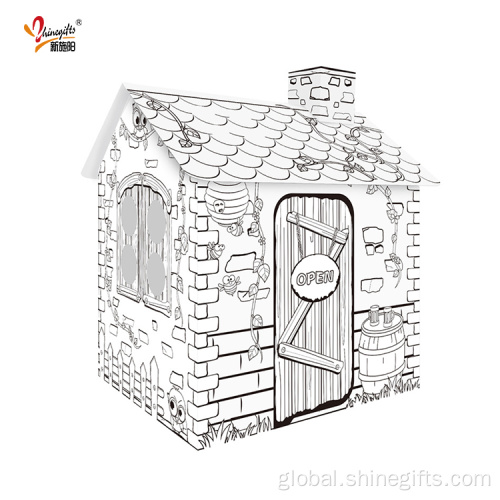 Diy 3d Doodle Cardboard Diy Tent Doodle Cardboard Toy House Manufactory